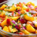 Delicious Peach Salsa Recipe: Fresh and Easy Summer Flavor 5 Delicious Peach Salsa in a Bright Bowl