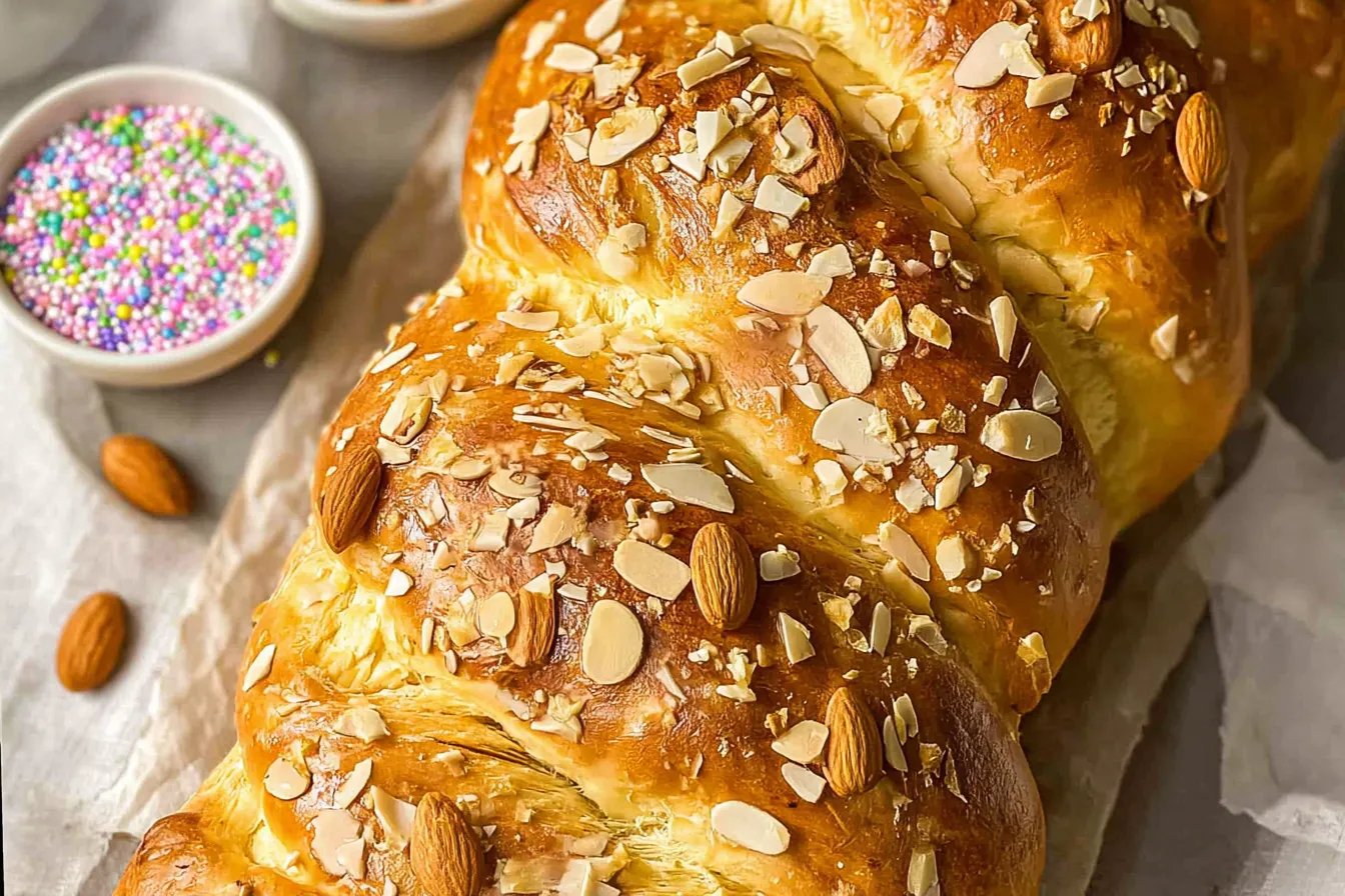 Easter Bread (Orange Almond Sweet Bread) 