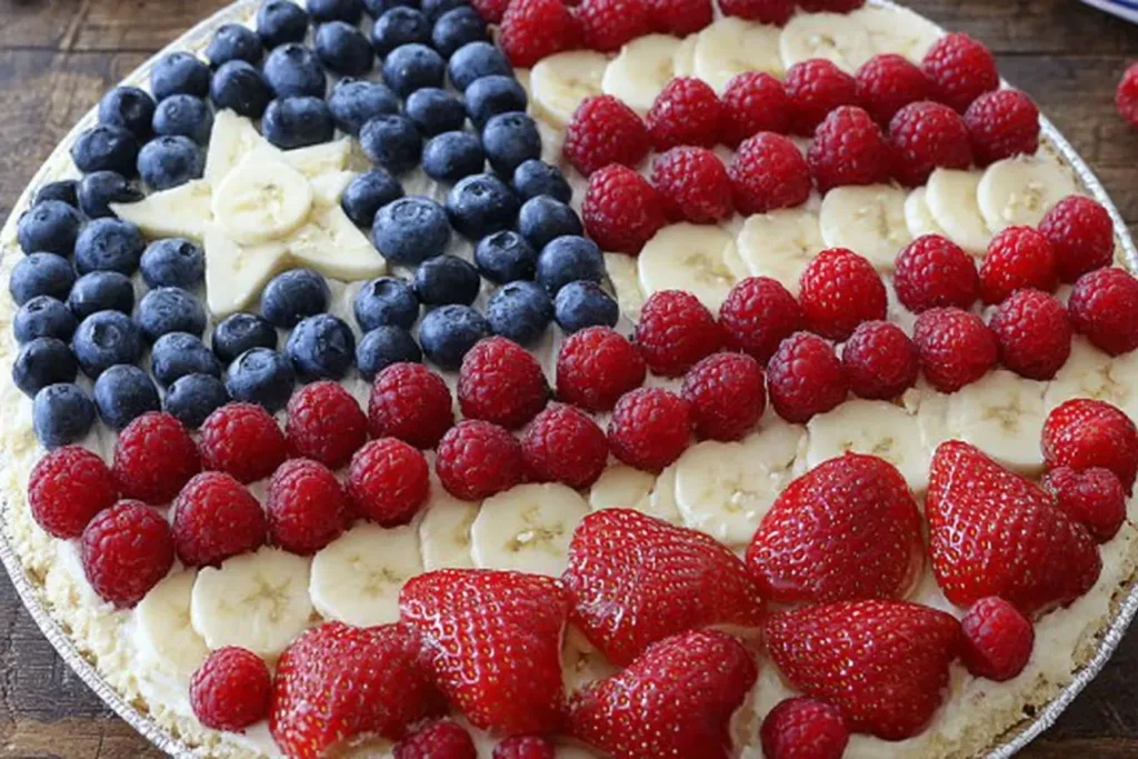 Easy American Flag Fruit Pizza: A Summer Delight