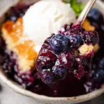 Easy Blueberry Cobbler Freshly Baked