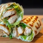 Easy Chicken Caesar Salad Wrap Recipe