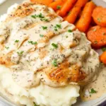 Delicious Easy Cream Cheese Chicken Served with Fresh Herbs