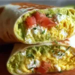 Easy High-Protein Breakfast Wrap with Cottage Cheese and Avocado
