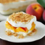 Delicious {Easy} No-Bake Peach Yum Yum Dessert