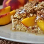 Easy Peaches and Cream French Toast Bake