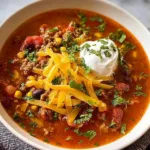 Easy Taco Soup in a Pot - Quick & Delicious Dinner