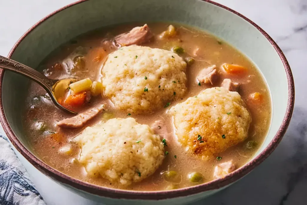 Farmer Cheese Dumplings Served with Sour Cream