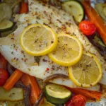 Delicious Foil Baked Fish with Fresh Veggies