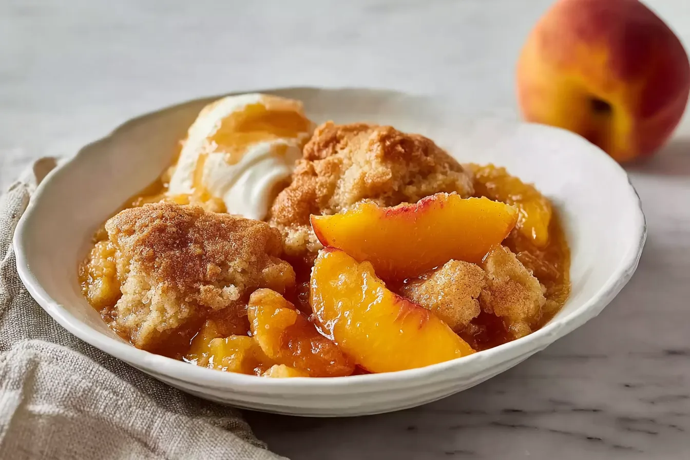 Fresh Southern Peach Cobbler 