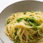Garlic Scape Pasta Ready to Serve