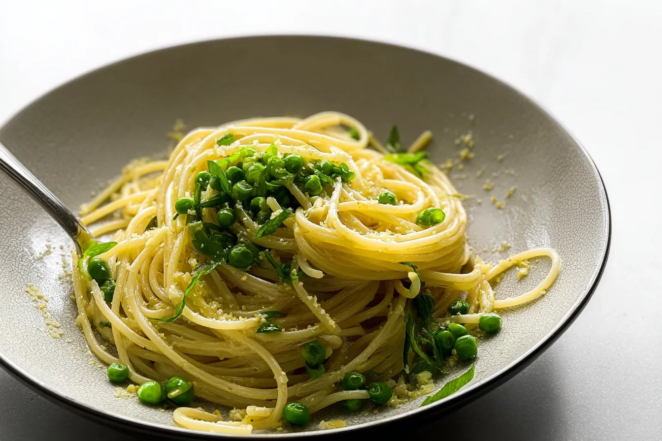 Garlic Scape Pasta 