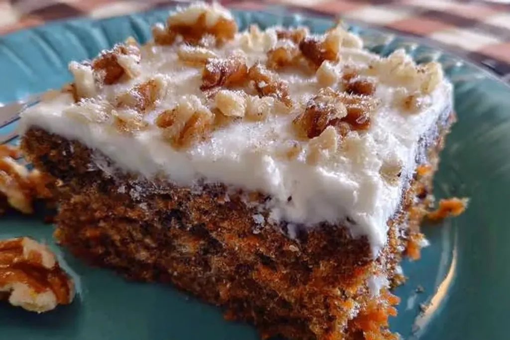 Grandma's Carrot Cake Freshly Baked