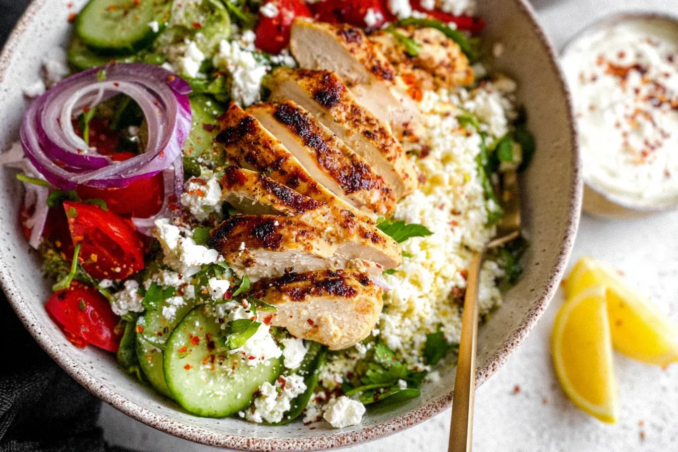 Greek Chicken Bowls 