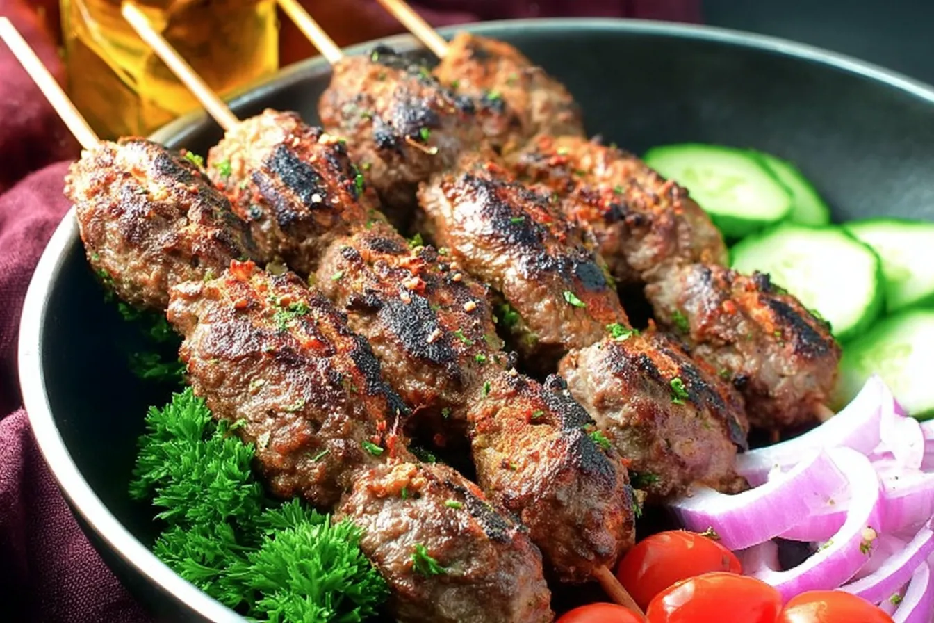 Ground Beef Kebabs (Grill or Oven) 