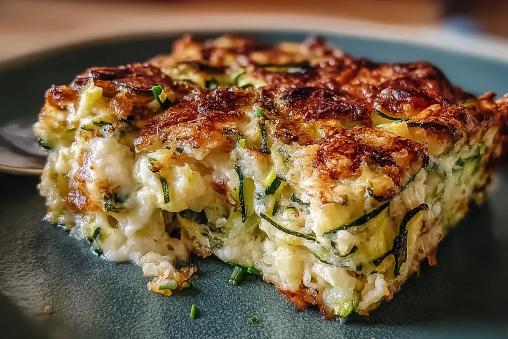 Guilt-Free Zucchini Bake Freshly Served