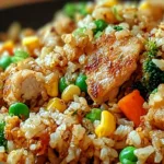 High Protein Crispy Garlic Chicken Fried Rice You'll Love 5 High Protein Crispy Garlic Chicken Fried Rice Plated