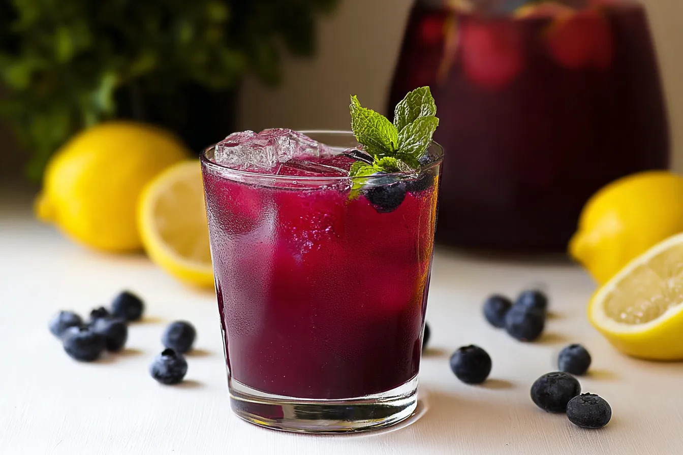 Homemade Blueberry Lemonade Recipe 