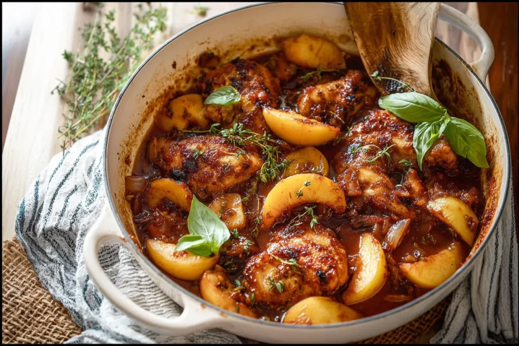 Honey Butter Peach Chicken - Delicious Home-Cooked Meals