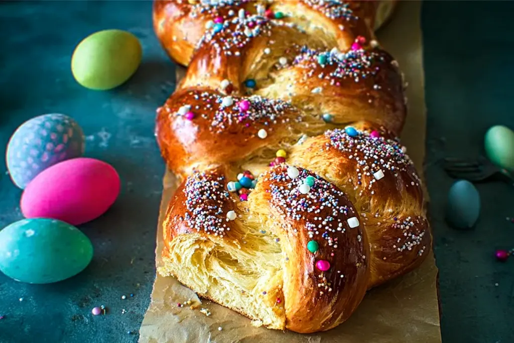 Italian Easter Brioche Freshly Baked
