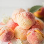 Italian Peach Cookie on a Plate