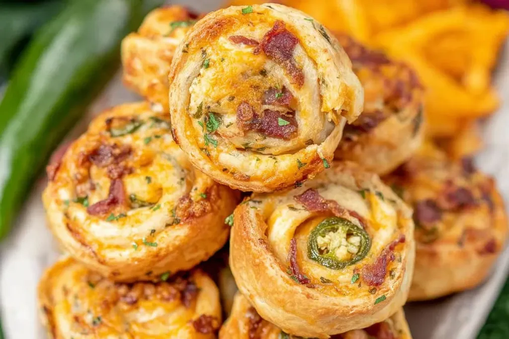 Jalapeno Popper Rolls Freshly Baked and Ready to Enjoy