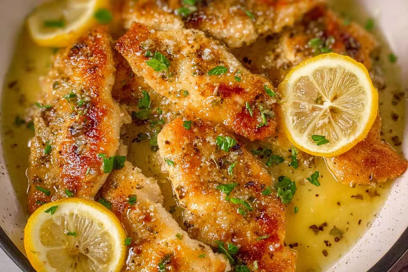 Lemon Chicken Recipe (with Lemon Butter Sauce) 