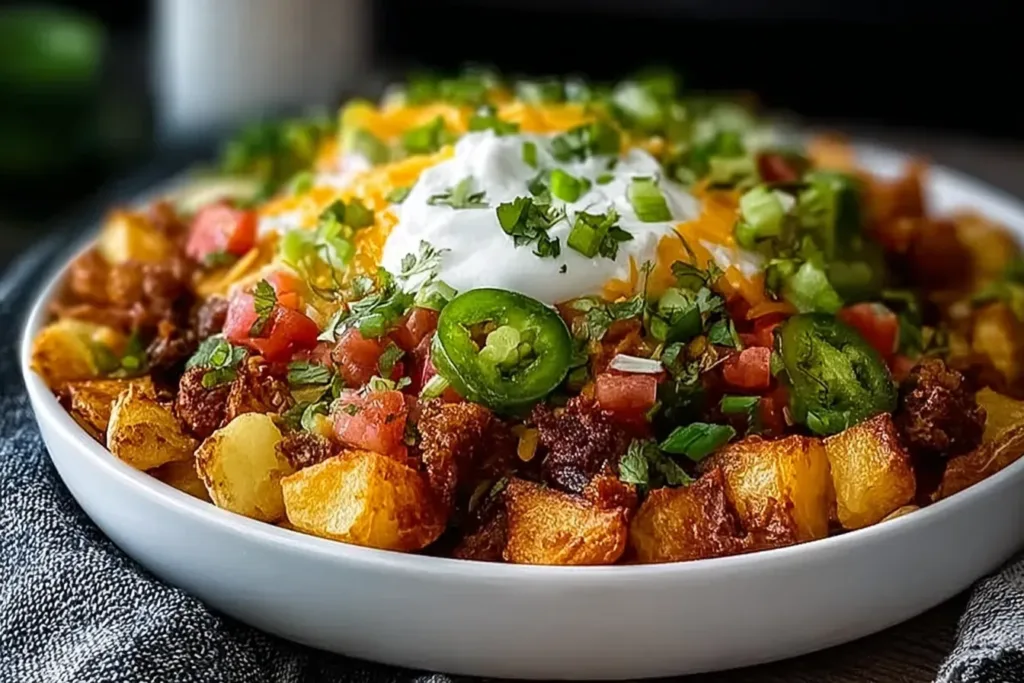 Delicious Loaded Potato Taco Bowl as the Ultimate Comfort Food