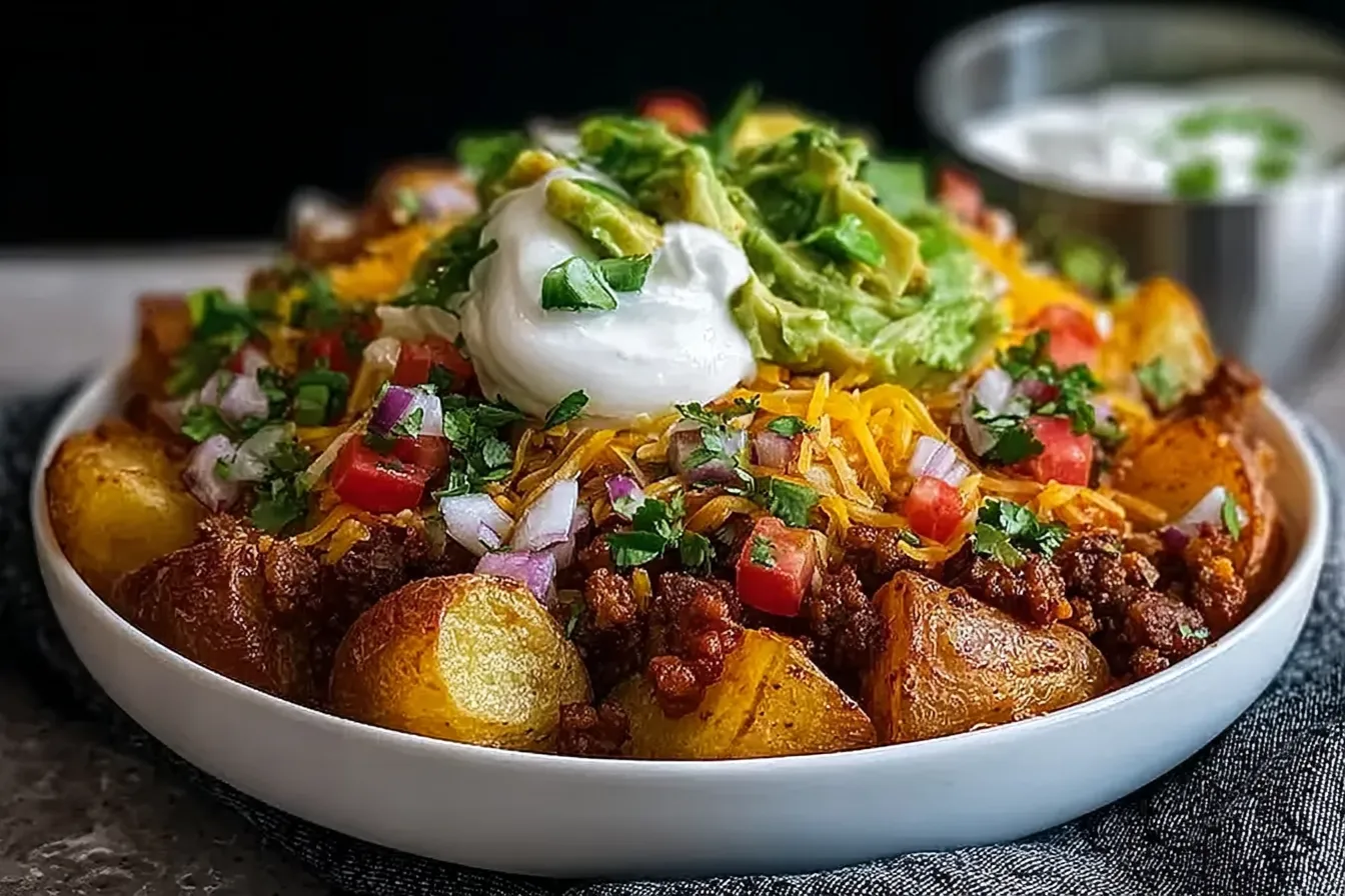 Loaded Potato Taco Bowl 