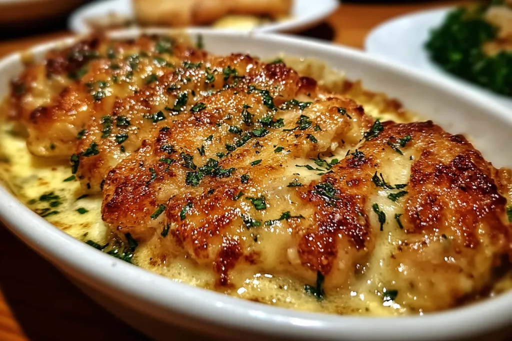 Longhorn Steakhouse Parmesan Chicken Freshly Plated
