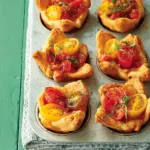 Muffin Pan Tomato Tarts Freshly Baked