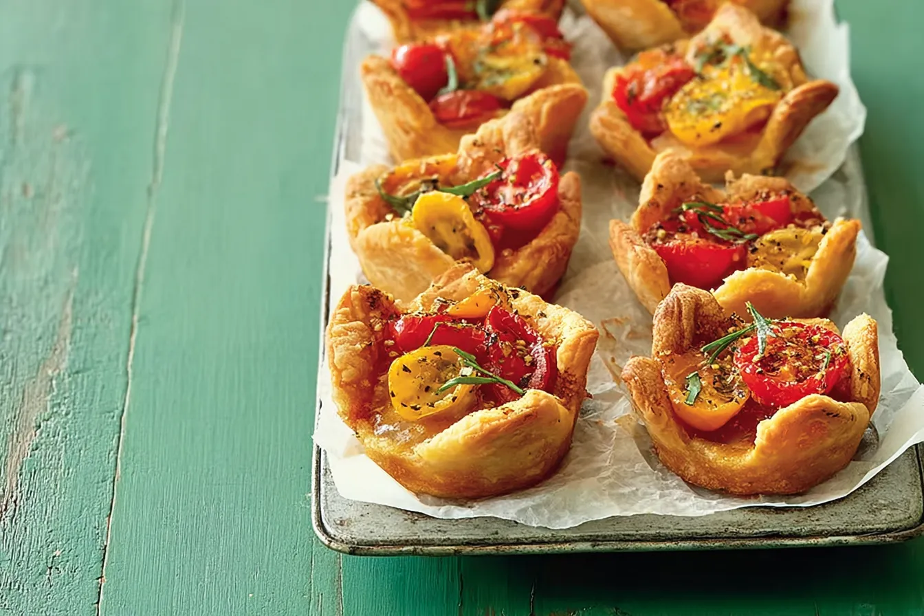 Muffin Pan Tomato Tarts 