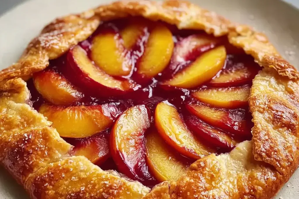Nectarine Galette Fresh from the Oven