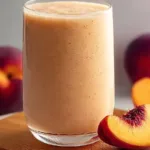 Delicious Nectarine Smoothie Ready to Enjoy