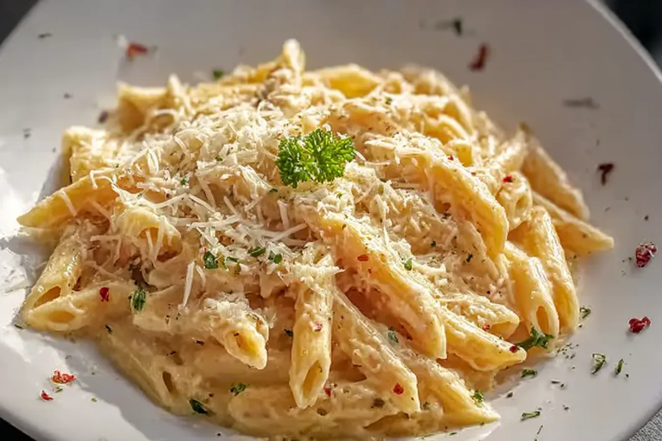 One Pot Creamy Garlic Pasta 