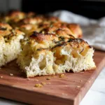 Overnight No Knead Focaccia Fresh Out of the Oven