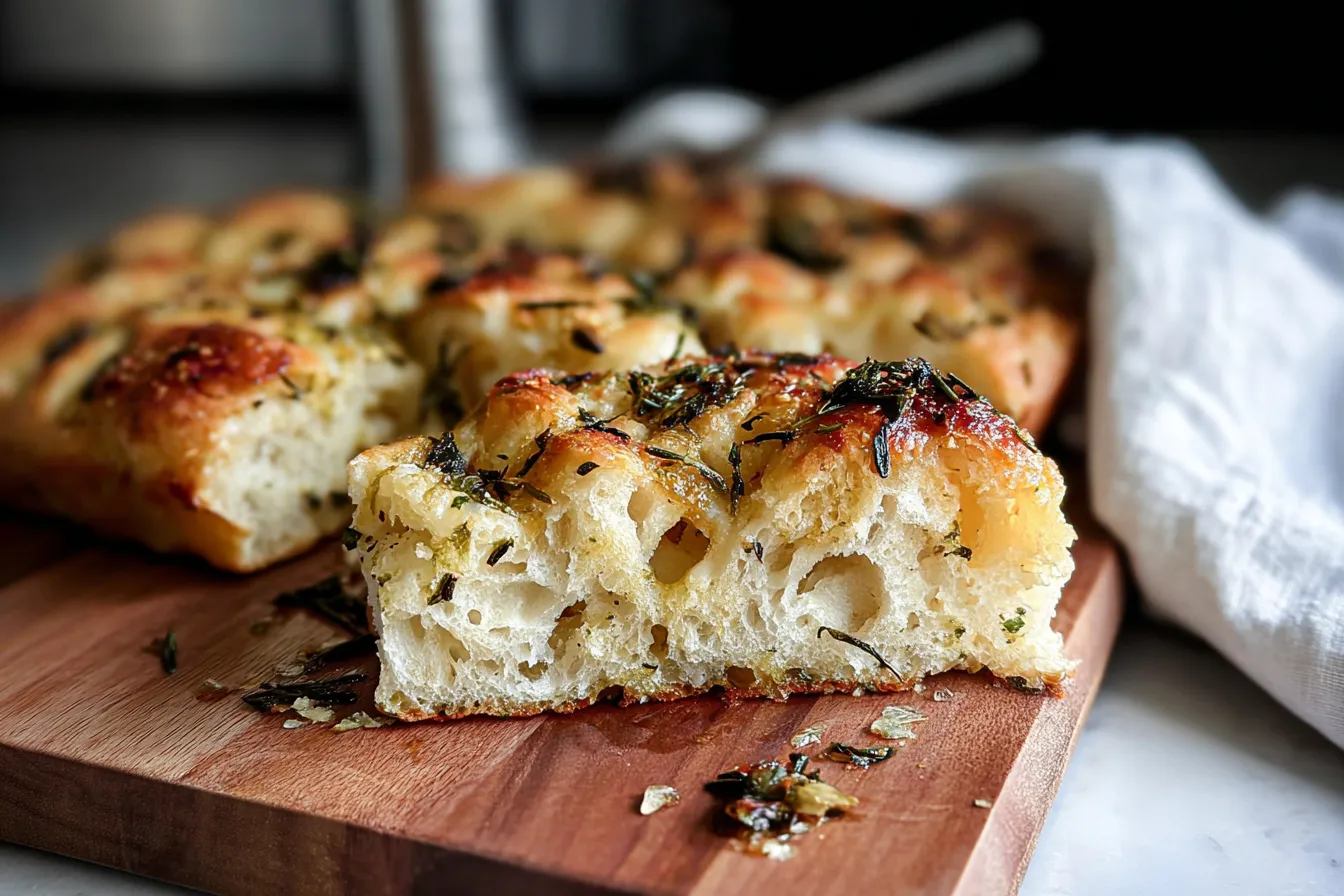 Overnight No Knead Focaccia