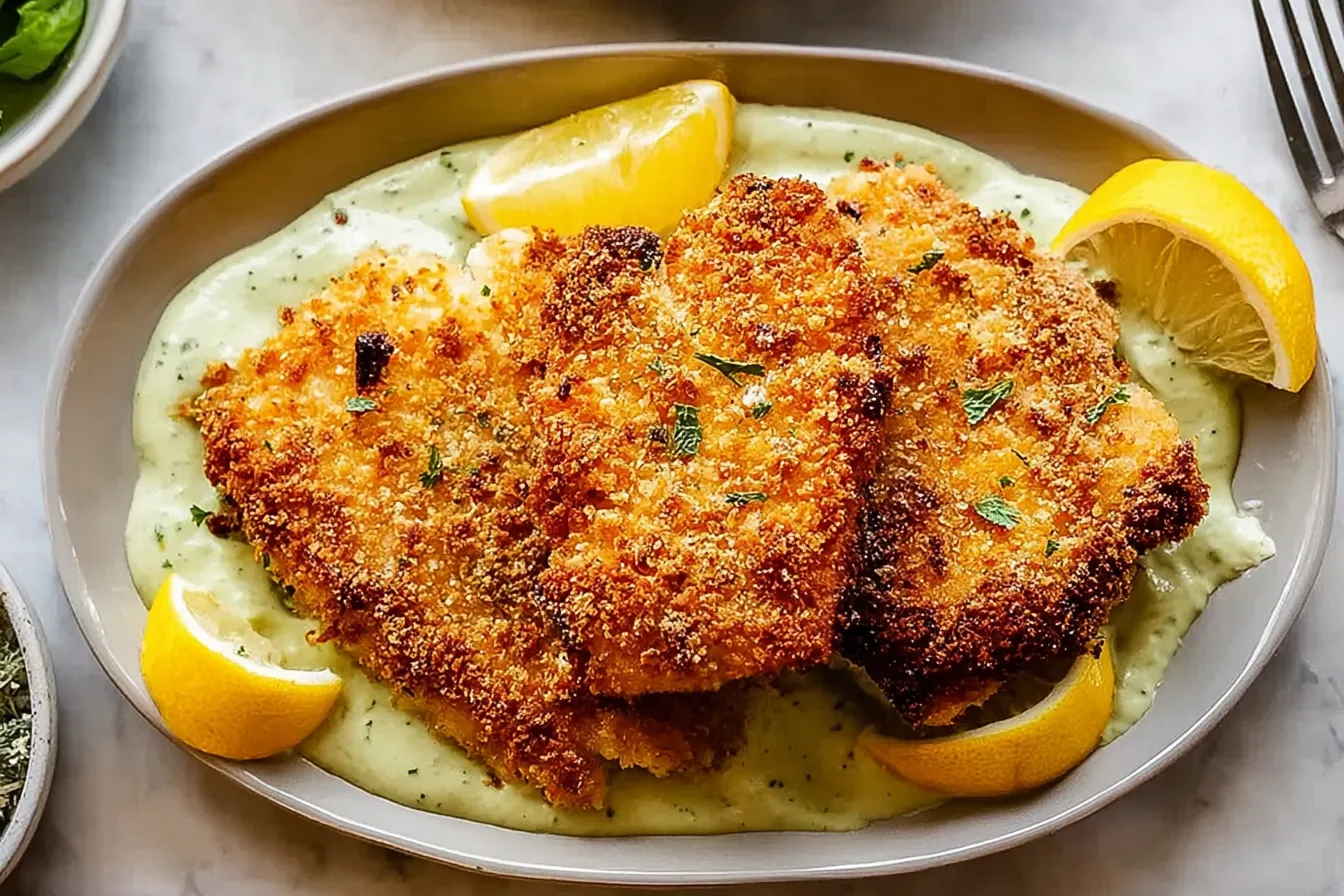 Panko-Crusted Baked Haddock