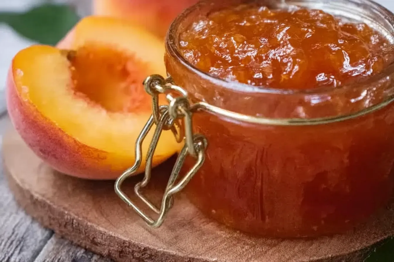 Peach and Nectarine Jam (Marmelada Rodakino & Nektarinia) 