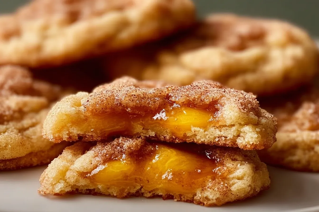 Peach Cobbler Cookies 