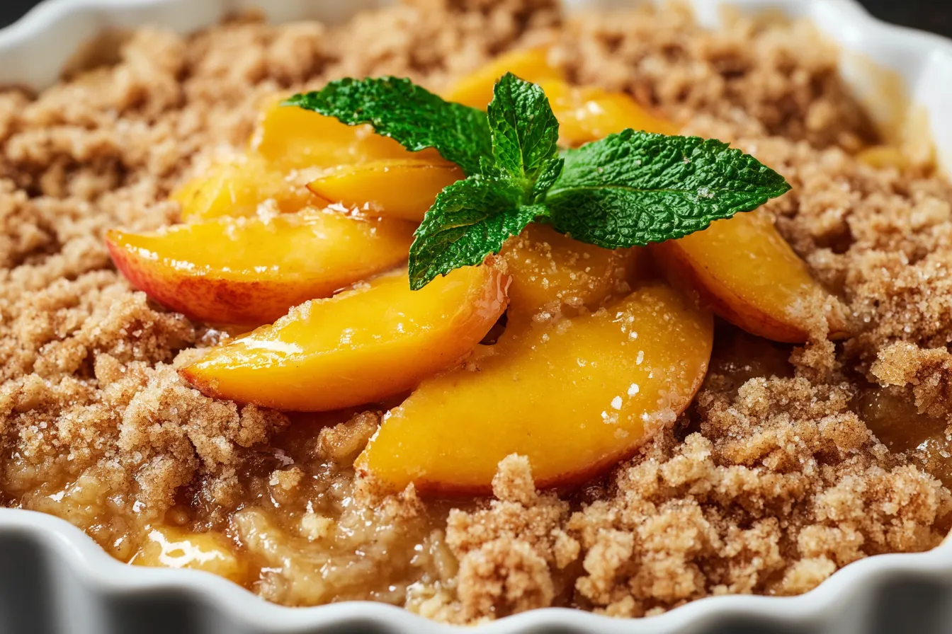Peach Crisp Recipe: The Most Delicious Dessert Ever! 4 Peach Crisp Recipe