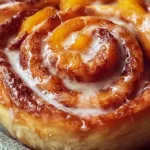 Peach Pie Cinnamon Rolls: A Sweet Delight You Can't Resist 5 Peach Pie Cinnamon Rolls Freshly Baked