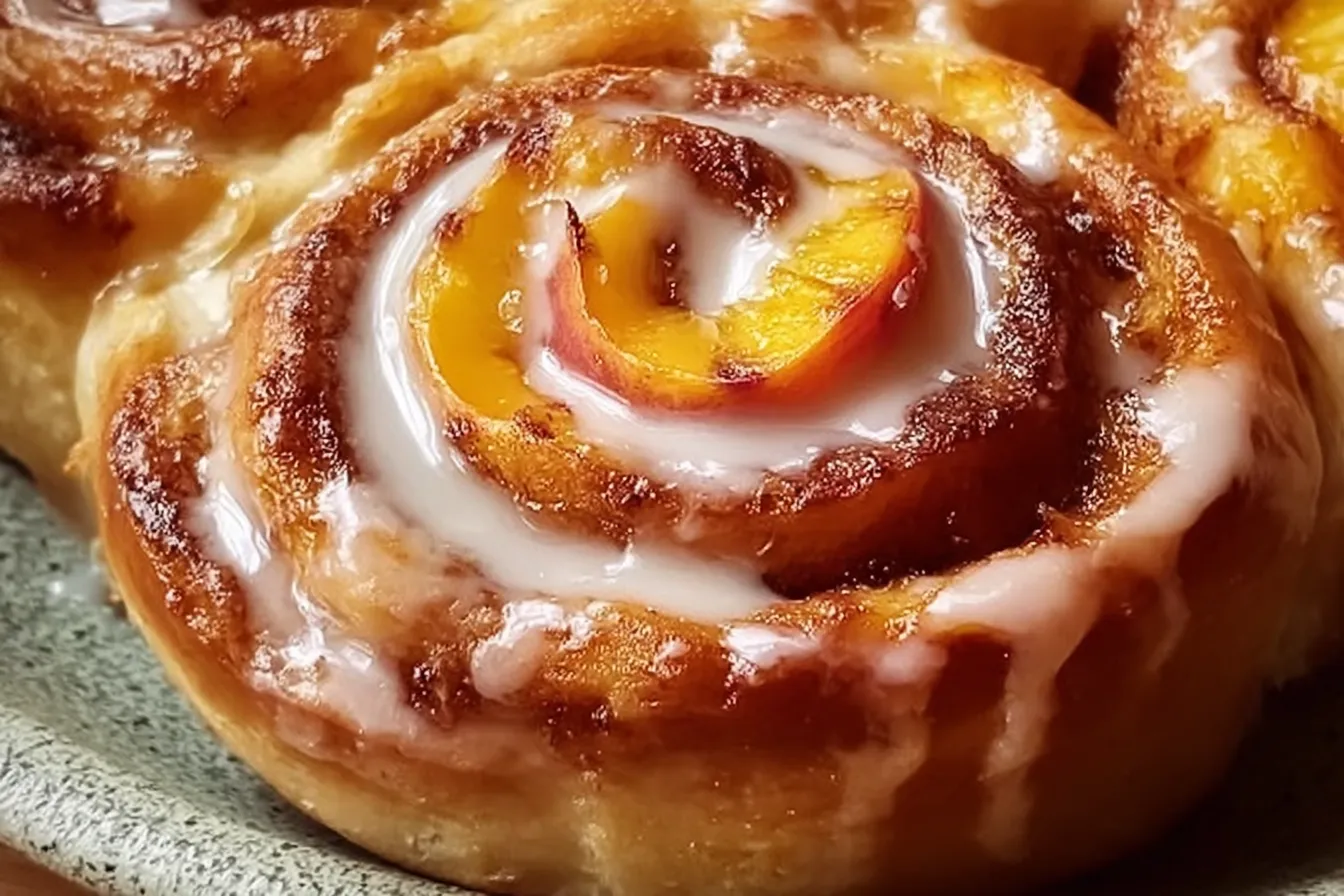 Peach Pie Cinnamon Rolls: A Sweet Delight You Can't Resist 4 Peach Pie Cinnamon Rolls