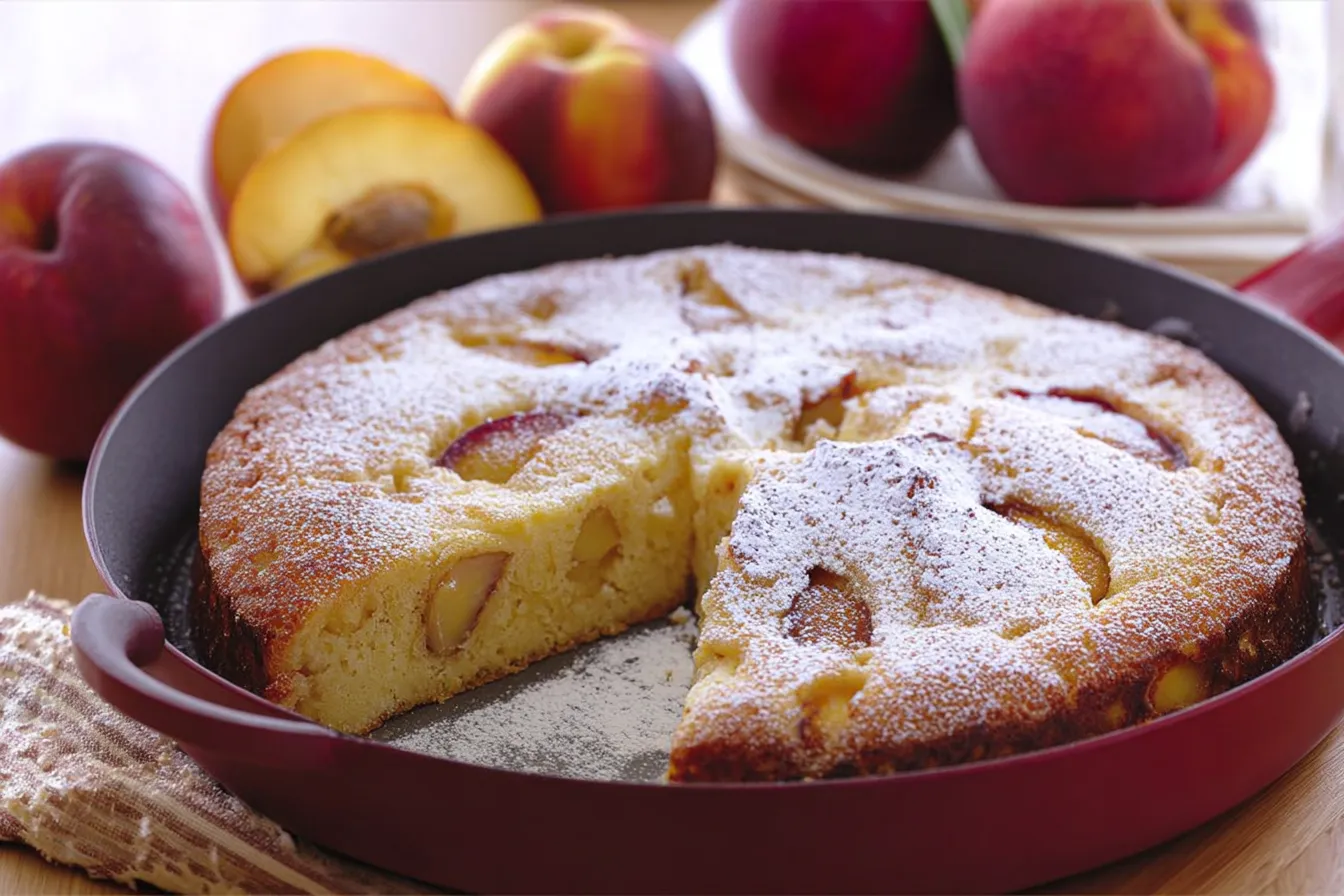 Peach Skillet Cake