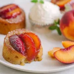 Peach Upside Down Mini Cakes (Cupcakes): Pure Delight! 5 Peach Upside Down Mini Cakes - Delicious and Fluffy Cupcakes