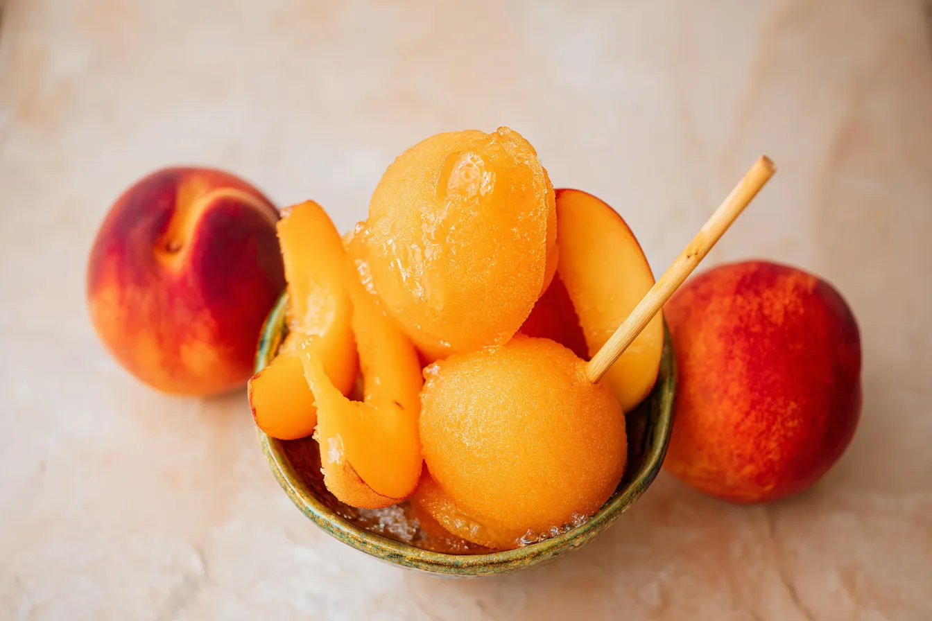Perfect Peach Sorbet: A Refreshing Summer Treat 4 Perfect Peach Sorbet