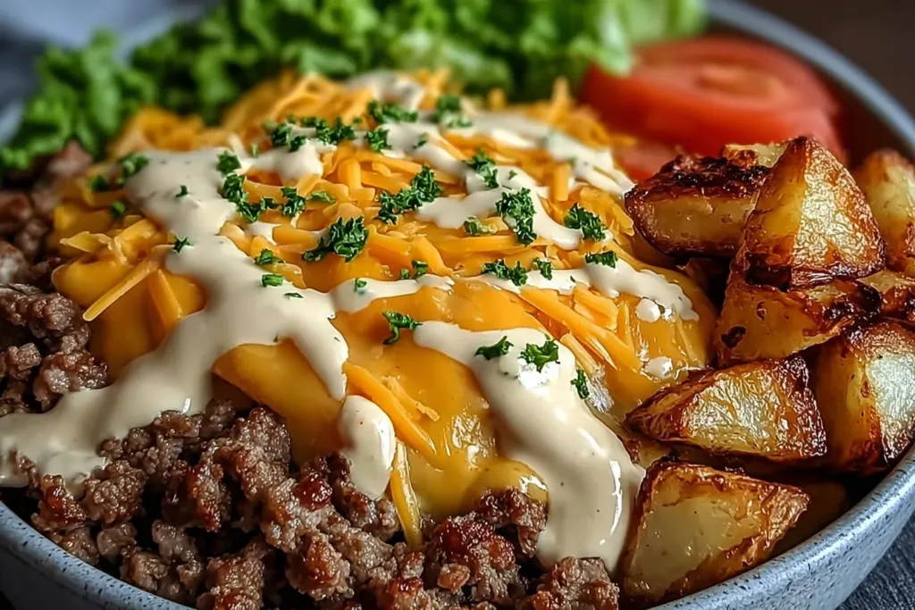Delicious Smash Burger Bowl - A Perfect Meal Idea