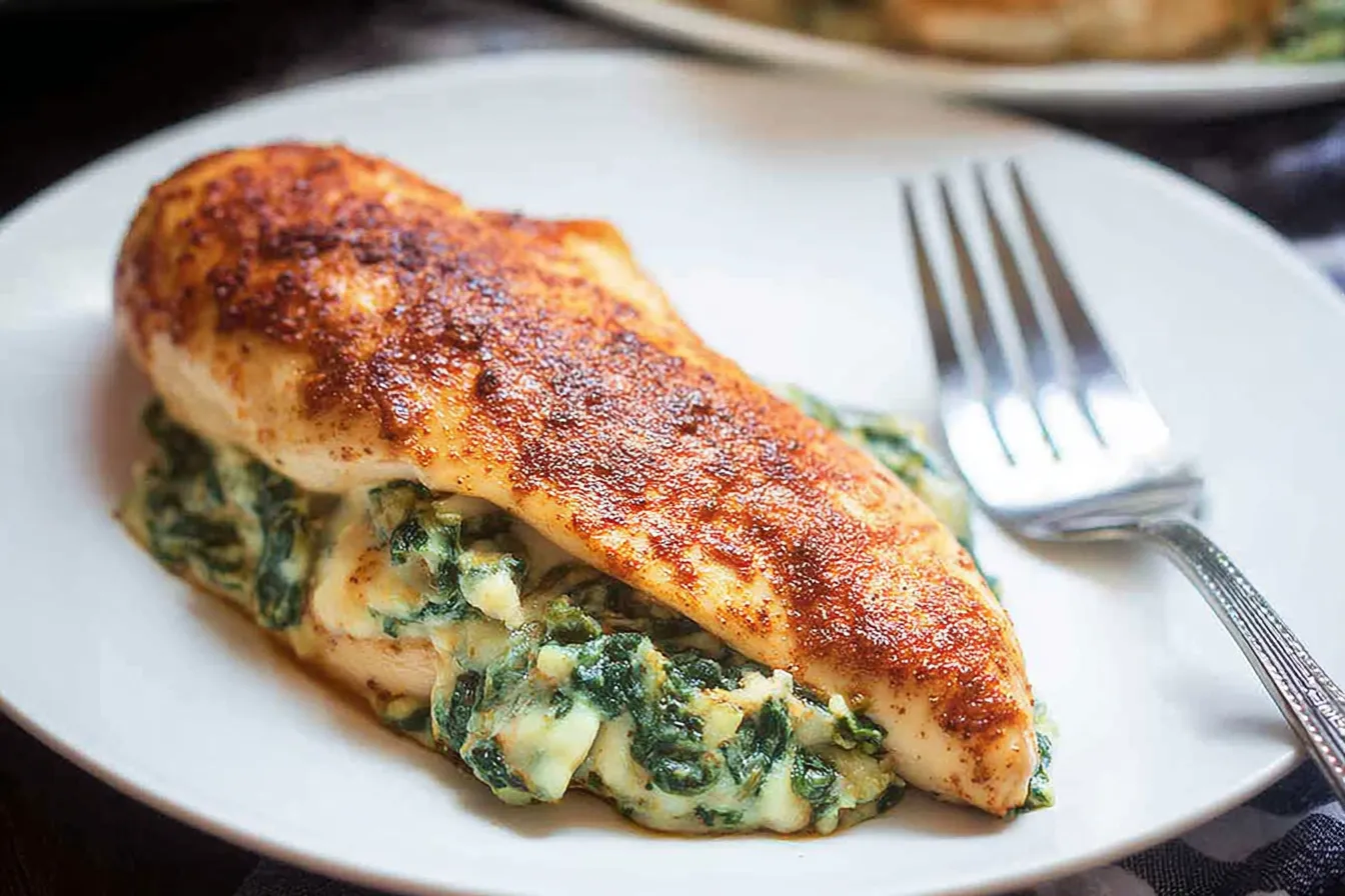 Spinach Stuffed Chicken 