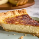Delicious Sugar Cream Pie Ready to Serve