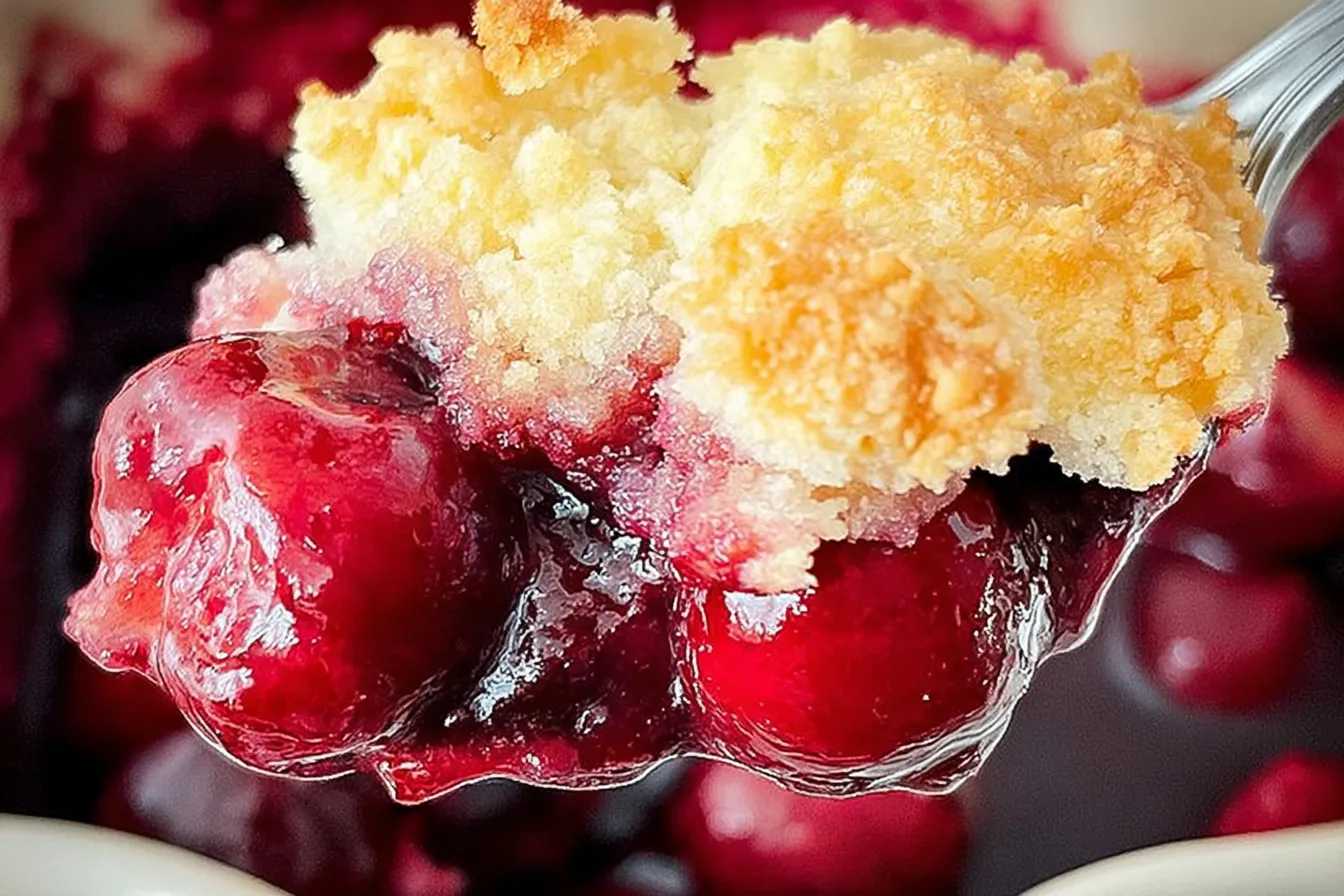 Sweet Cherry Cobbler