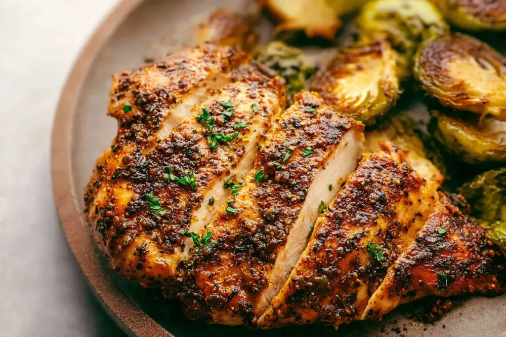 Tender and Juicy Air Fryer Chicken Ready to Serve